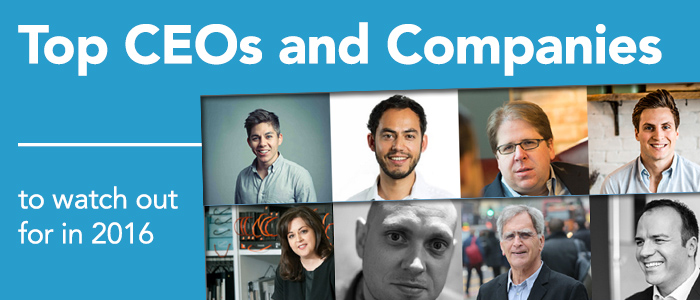 TFG Top CEOs and Companies to Watch Out for in 2016