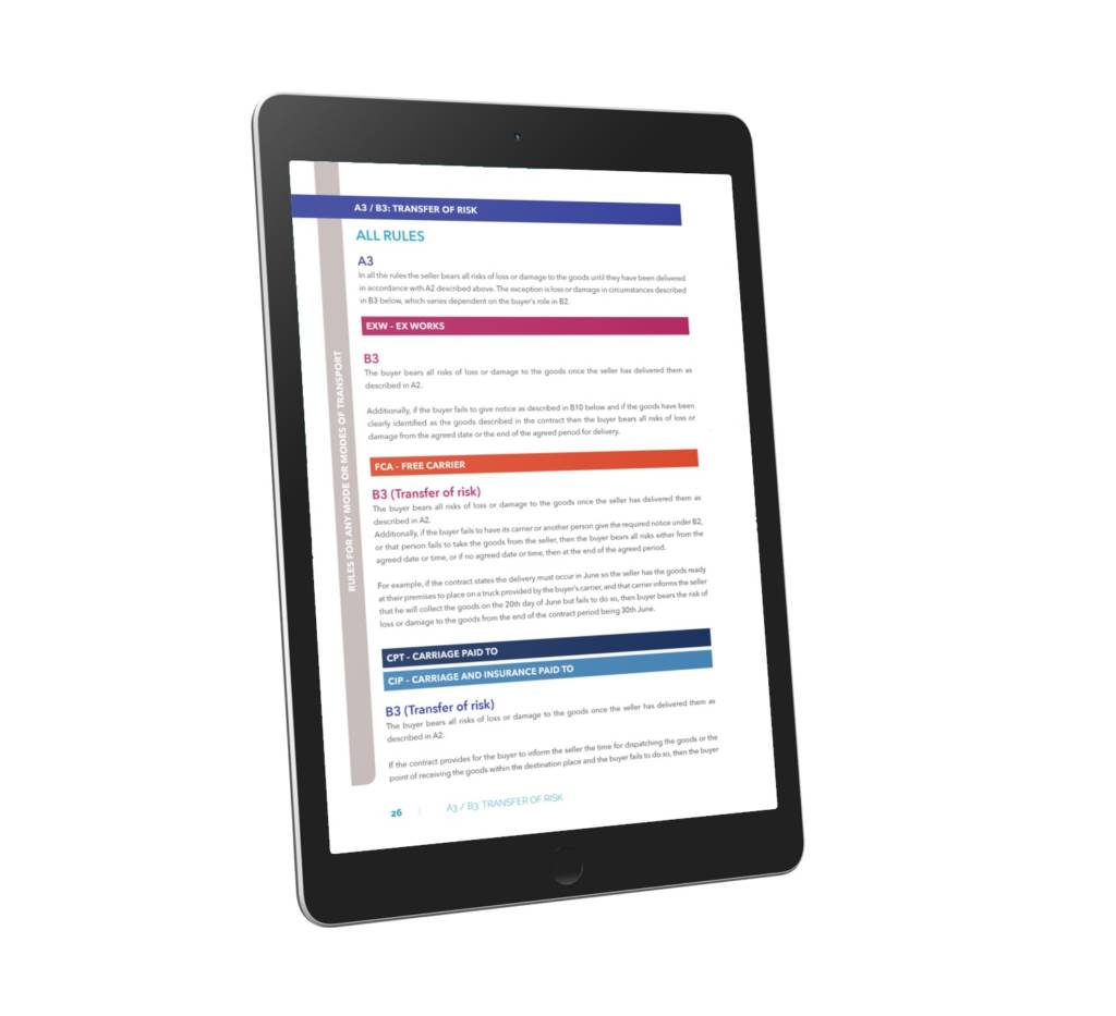 Incoterms 2020 ipad 3