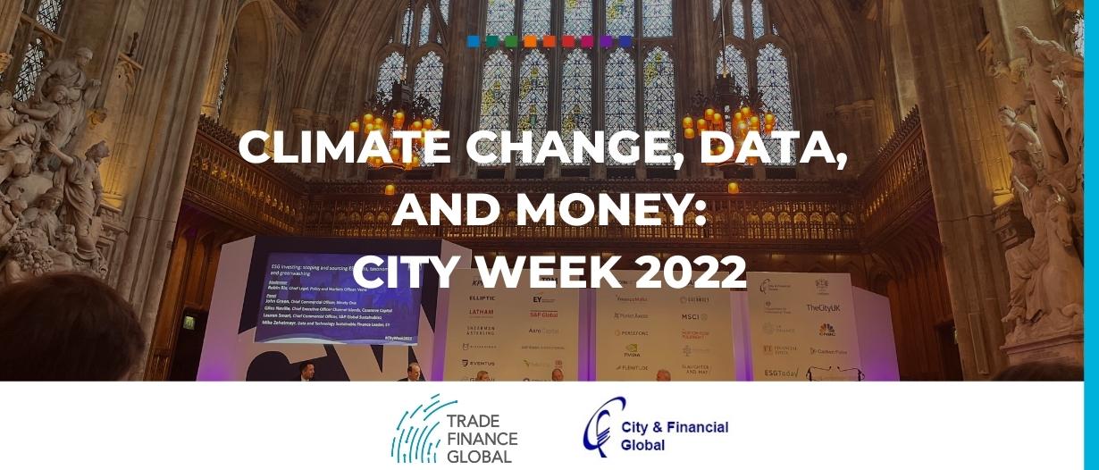 Climate change, data, and money – City Week 2022