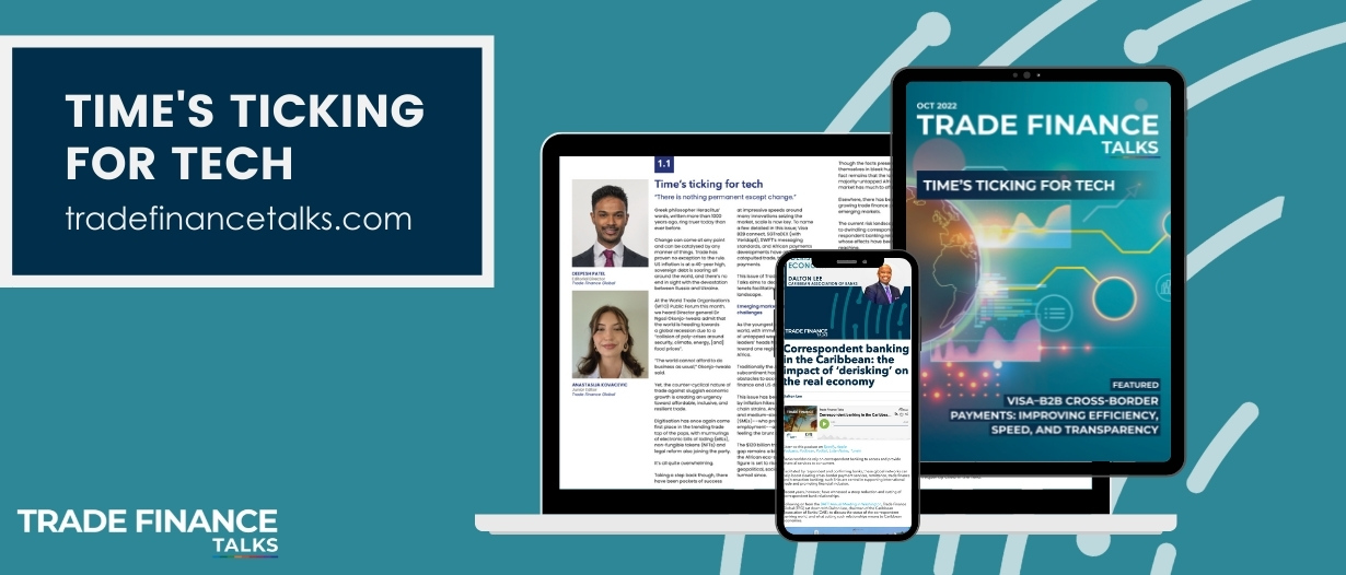 RELEASED: Trade Finance Talks – Times’ Ticking for Tech