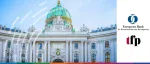 Daytime view of the Hofburg Palace with its iconic green dome in Vienna, Austria, for the 2023 EBRD TFP Trade Finance Forum organized by the European Bank for Reconstruction and Development.