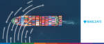Container ship with cargo containers, symbolising UK SME export growth.