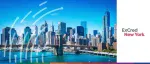 ExCred New York logo beside a high-resolution daytime view of the New York City skyline, featuring the Brooklyn Bridge spanning the East River and One World Trade Center in the distance.