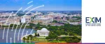 Panoramic aerial view of Washington, D.C., featuring the Jefferson Memorial, Tidal Basin, and the U.S. Capitol Building for the EXIM 2025 Annual Conference organized by the Export-Import Bank of the United States.