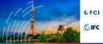 Dusk view of the Tashkent Tower and the Minor Mosque in Tashkent, Uzbekistan, for the FCI and IFC workshop on exploring receivables and payable finance.