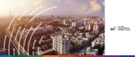 Aerial view of the New Delhi cityscape in India, featuring the 360tf Global Trade Finance Summit 2025 branding for the regional industry conference.