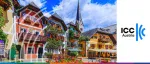 ICC Austria Trade Finance Week 2025 banner featuring the iconic historic architecture and church spire of Hallstatt.