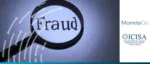 ICISA and MonetaGo whitepaper graphic on mitigating trade finance fraud, featuring new guidelines for insurers to detect falsified documents and duplicate financing transactions.