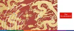 Conceptual illustration of a large red dragon poised to pounce on a blue globe, representing China