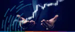 A professional interview graphic featuring Steven Beck from the Asian Development Bank (ADB) and MonetaGo leadership, discussing how digital partnerships and standards are essential to closing the $2.5 trillion global trade finance gap.