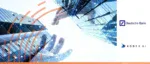 A digital illustration of pixelated hands reaching across modern skyscrapers with Deutsche Bank and Kodex AI logos, representing Gen AI
