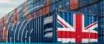 UK-German flags representing the £20B UKEF capacity and Ricardo Fund for tech and green exports.