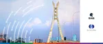 The Lekki-Ikoyi Link Bridge in Lagos, Nigeria, symbolizing the digital trade partnership between Rand Merchant Bank (RMB) and Surecomp for SaaS-based trade finance in Sub-Saharan Africa.