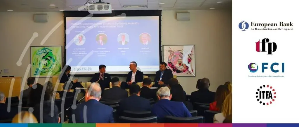 Experts from EBRD and ITFA discussing the 2026 strategy for tackling trade finance fraud in emerging markets using AI and education.