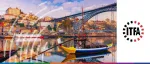 ITFA Annual Conference banner featuring a scenic view of the waterfront and iconic iron bridge in Porto, Portugal.
