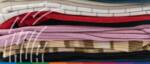 Layers of fabric representing supply chain stages in trade finance.
