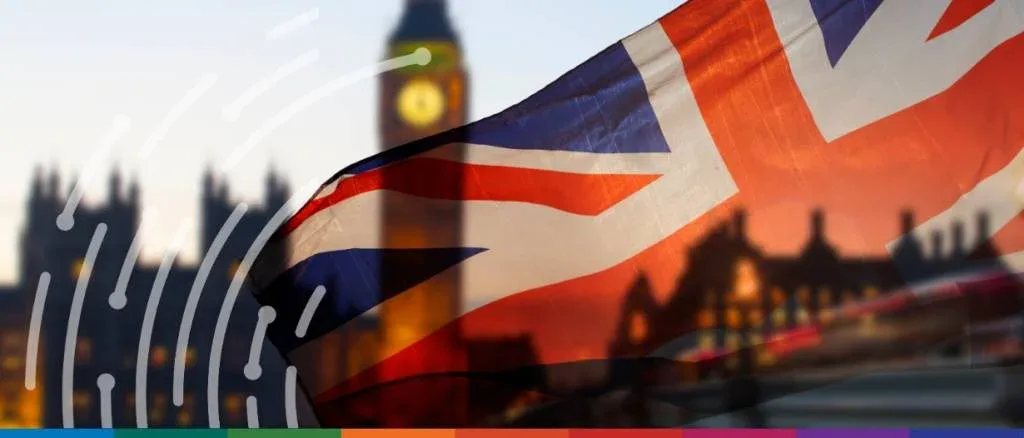 Graphic on the UK’s 2026 Trade Strategy, focusing on industrial strategy, services exports, and SME lending.