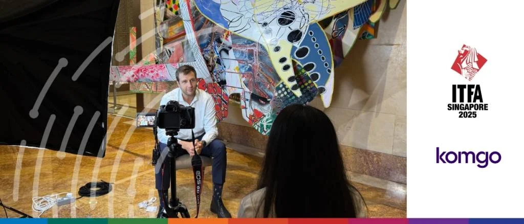 ITFA Singapore 2025 video interview with Baptiste Audern, Chief Revenue Officer at Komgo, discussing the reimagining of trade ecosystems and accelerating digitalisation over the next 25 years.