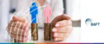BAFT graphic for the "Women in Transaction Banking" initiative, focused on promoting gender diversity and mentorship in finance.