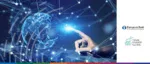 Futuristic digital interface over a Moroccan city skyline with the Trade Finance Global logo, representing the EBRD