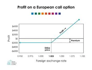 Profit on a European Call option